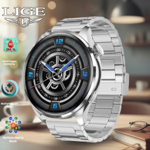Top Edition New SmartWatch Call Multifunctional Business 1.46” Waterproof Smart Watch, Bluetooth Call Heart Rate Blood Pressure Blood Oxygen.